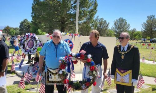 Memorial day wreath laying ceremony