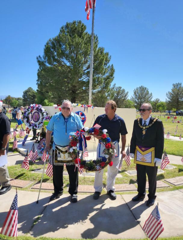 Memorial day wreath laying ceremony